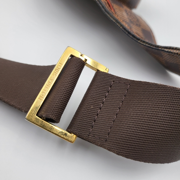 Louis Vuitton Damier Ebene Geronimos Sling Waist Bag. Authentic w/COA... - Picture 8 of 16